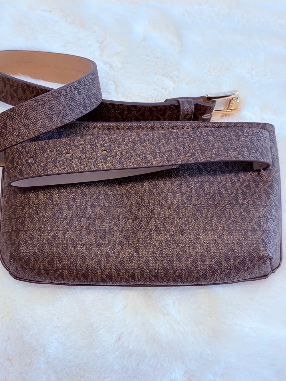 Michael Kors: NEW Matching Slip On Shoes and Sport Belt Bag